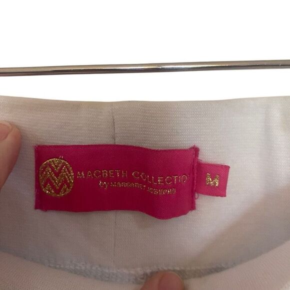 Macbeth collection by Margaret Joseph’s medium blue geometric bathing suit cover - Picture 2 of 4